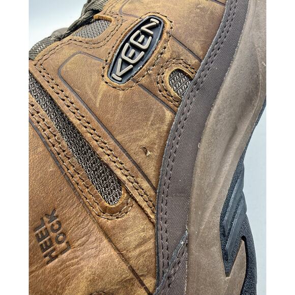 Keen Mens Circadia Mid Hiking Boots US 14 EU 47.5 Brown Leather Waterproof NWOB main image 11